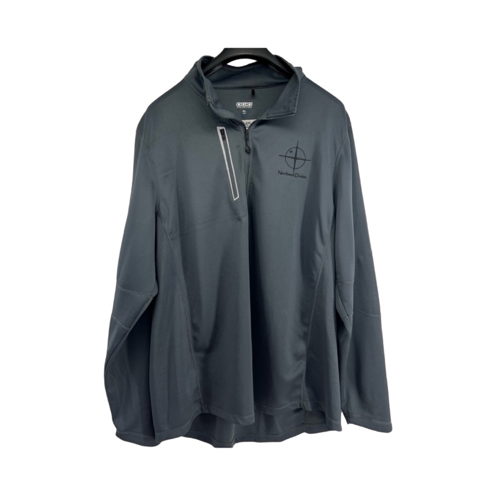 OGIO Sz 2XL Railfans BNSF Northwestern Division 1/4 Lightweight Jacket‎